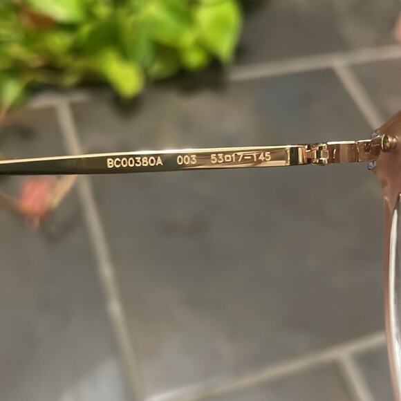 Boucheron Pink Gold Clear Lens Eyeglasses New Retails $730 - Picture 5 of 6